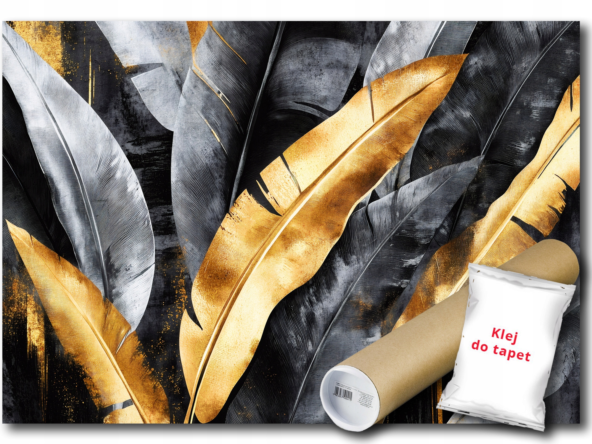 Vinylová Fototapeta Rostliny Listy Banánovník Zlato Džungle 416x290