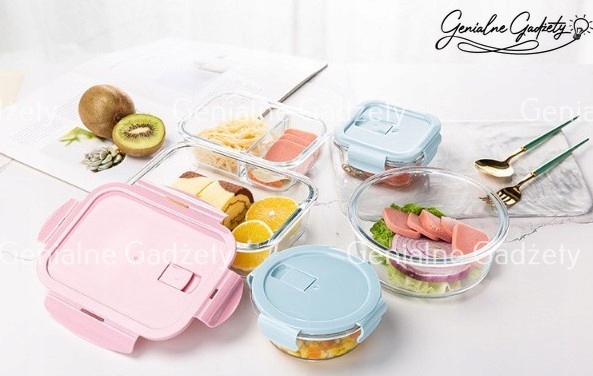 Lunchbox pojemnik do żywności P/2 640ML BLUEAA072 Rodzaj lunch box