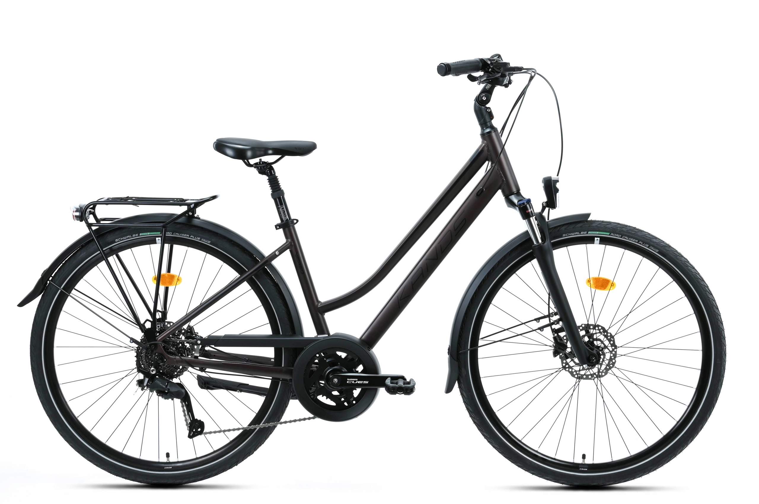 Rower trekkingowy Kands Verso V2 rama 17 cali koło 28 " brązowy