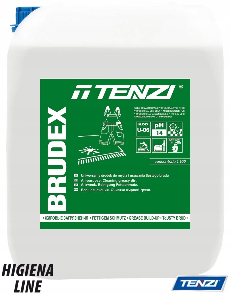 Levně Tenzi Pro Čištění, Odstraňování Mastné Špíny, 10 L