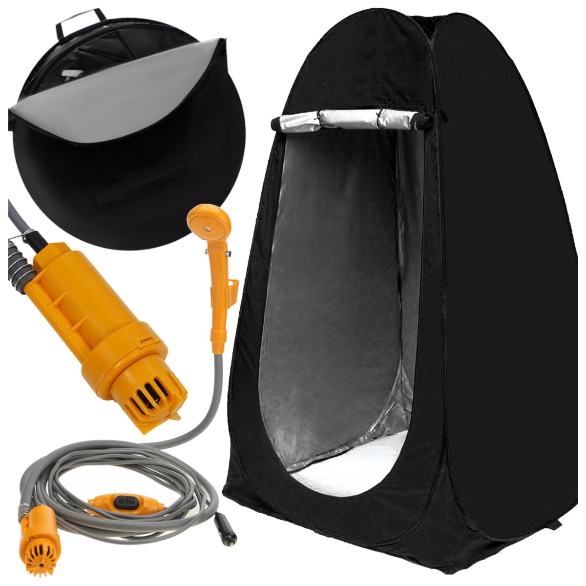 Stan Přenosná toaleta Wc turistická sprcha 12V