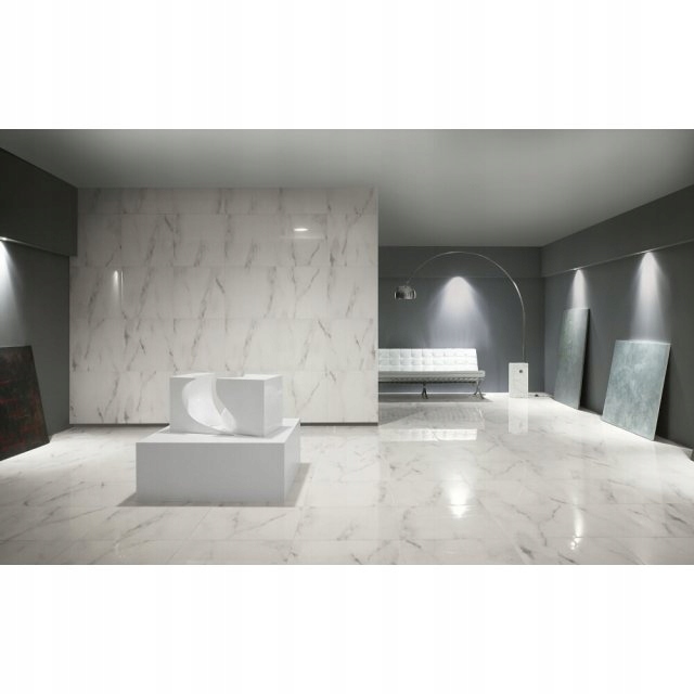 PŁYTKI ŚCIENNE CARRARA SHINY biały 30x60 Typ glazura