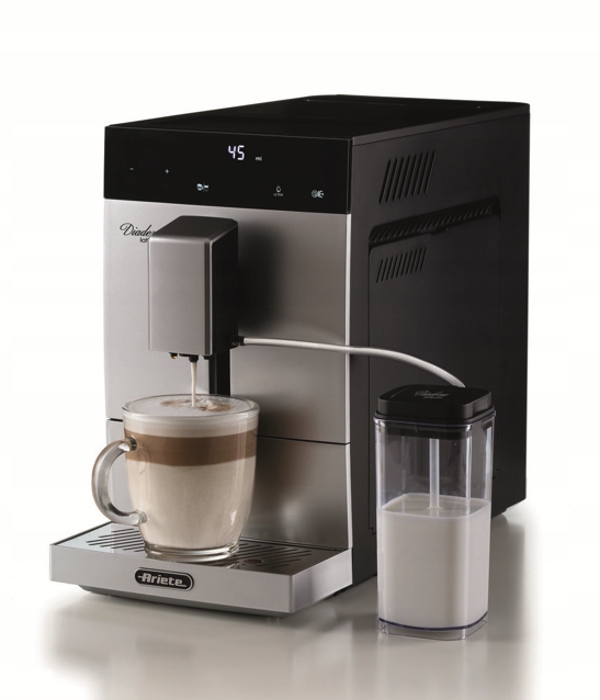 Automatický kávovar Ariete 1453/01 Diadema Cappucino Stříbrný