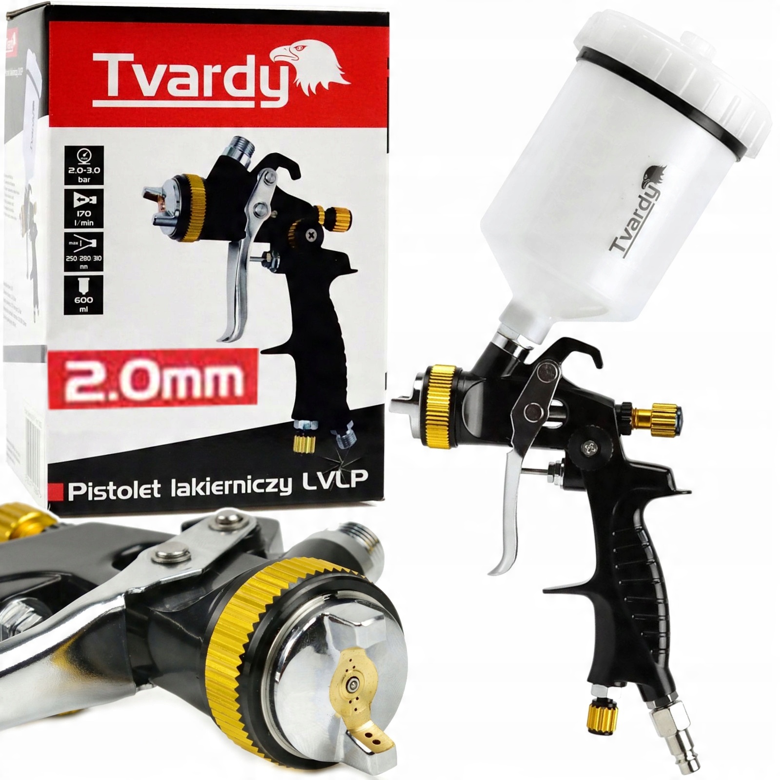 

Pistolet Lakierniczy Do Malowania Dysza 2,0mm Lvlp