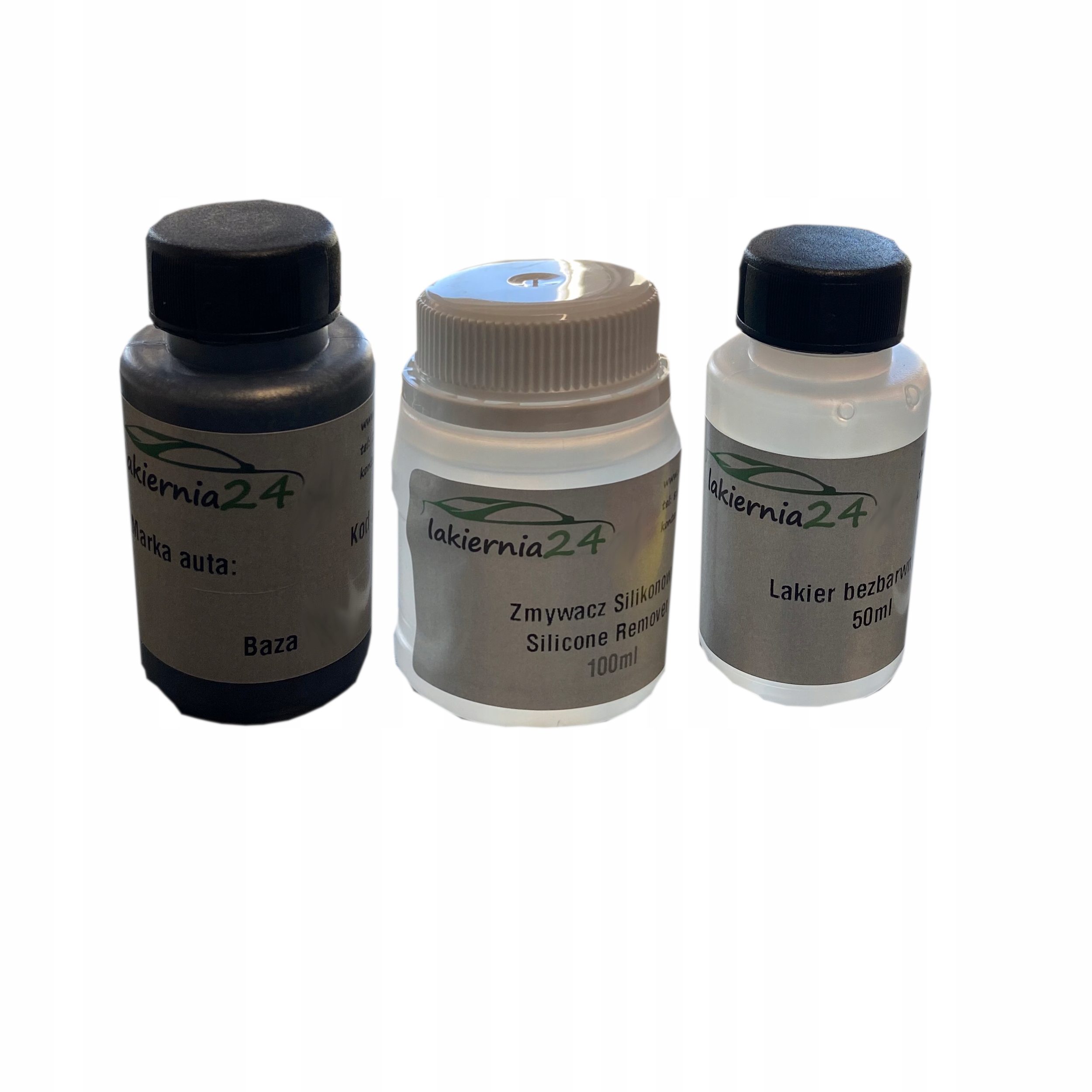 Lakier samochodowy zaprawka każdy kolor 50ml kolor bezbarwny zmywacz