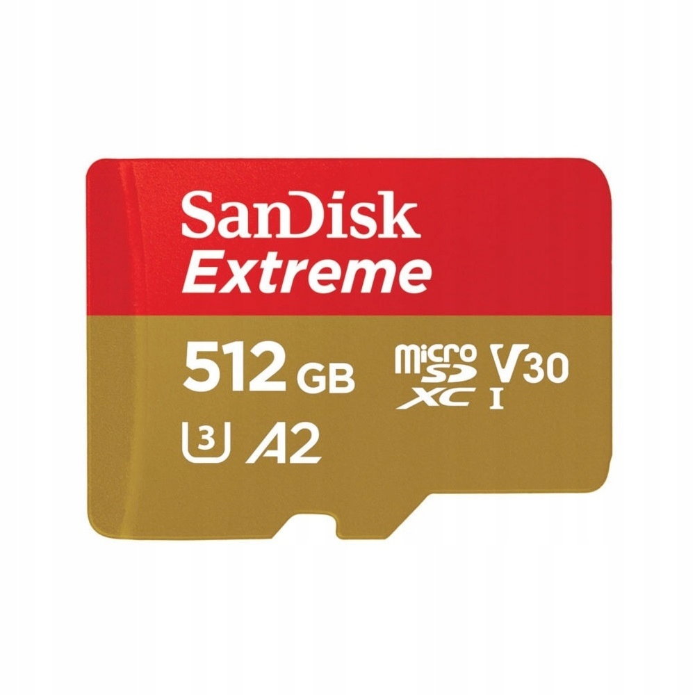 Paměťová karta microSD SanDisk Extreme 512 Gb