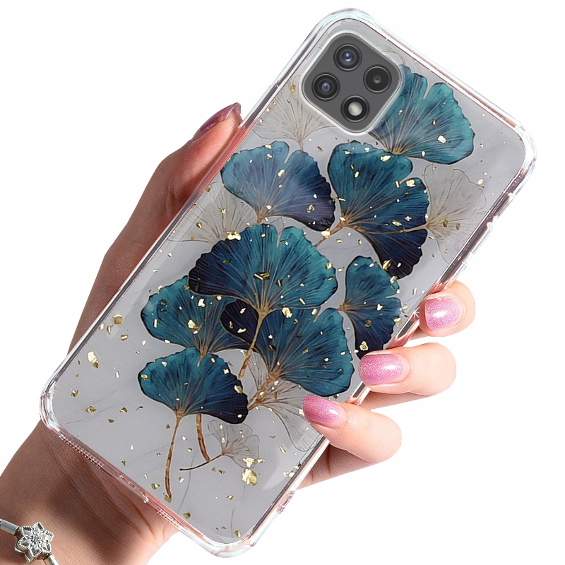 

Etui Case Wzór Szkło 9H do Samsung Galaxy A22 5G