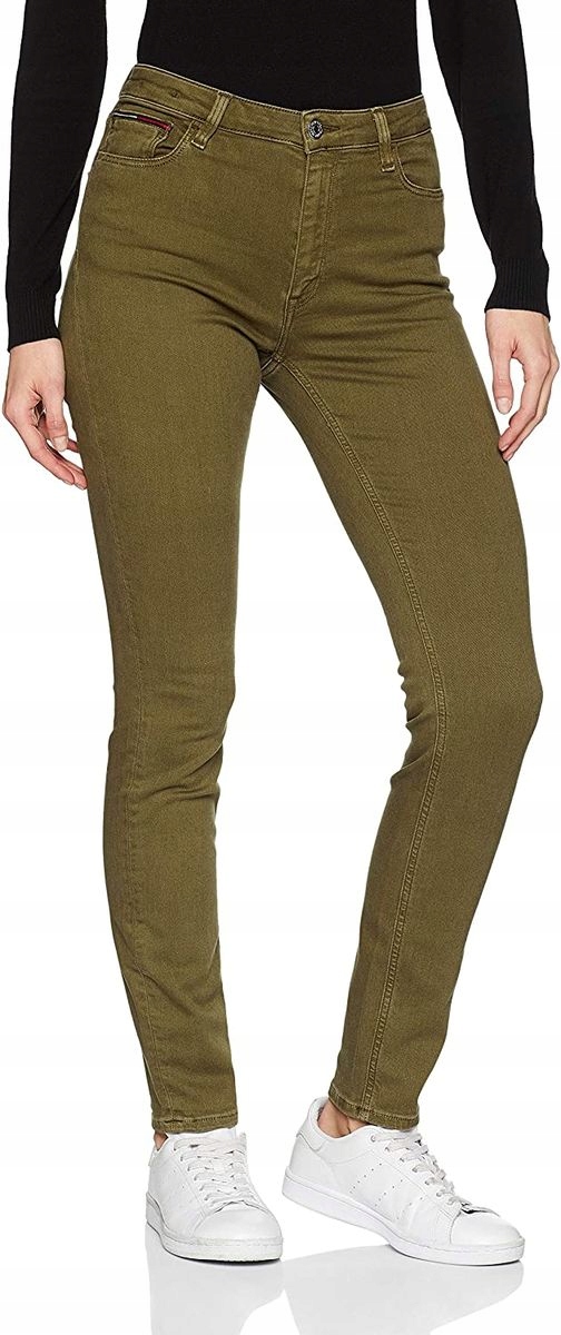 Tommy Hilfiger Khaki Džíny Skinny (27)