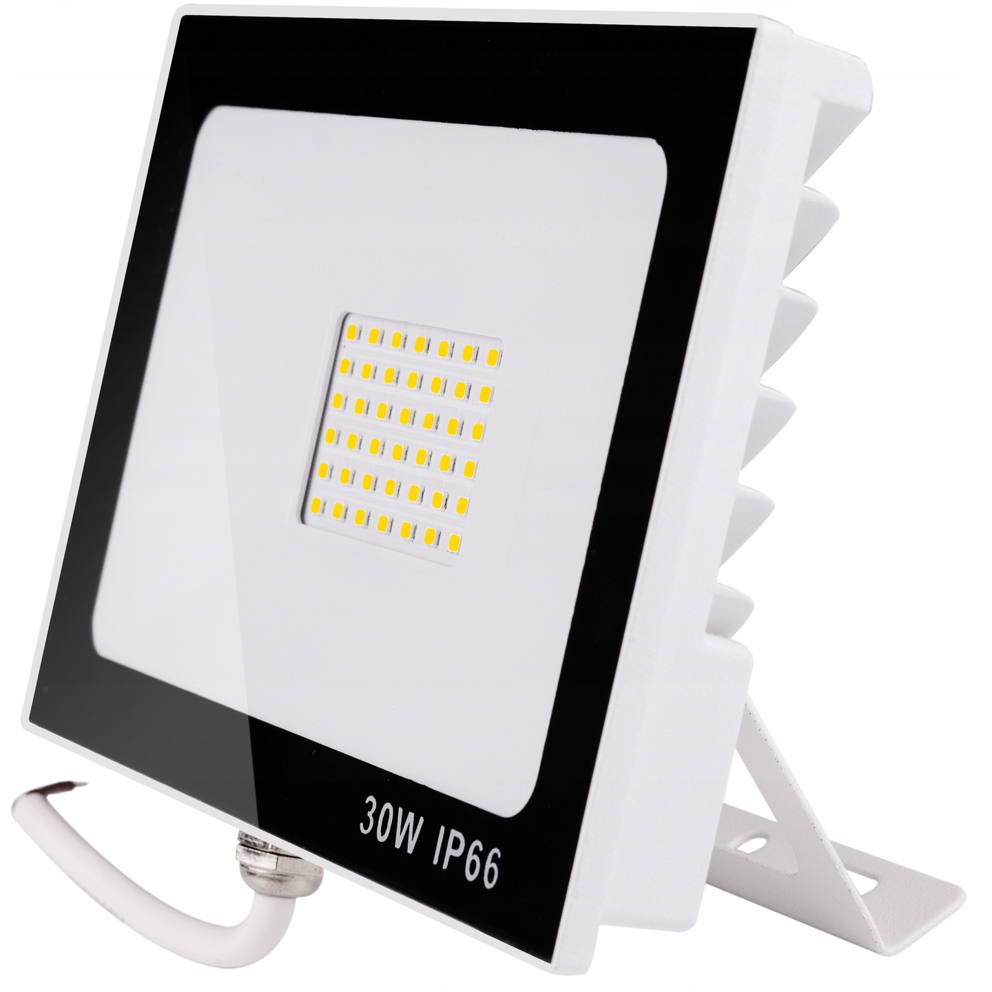 Halogen Reflektor LAMPA ROBOCZA NAŚWIETLACZ LED CCD 30W 3300lm + KABEL Kod producenta 7105_K