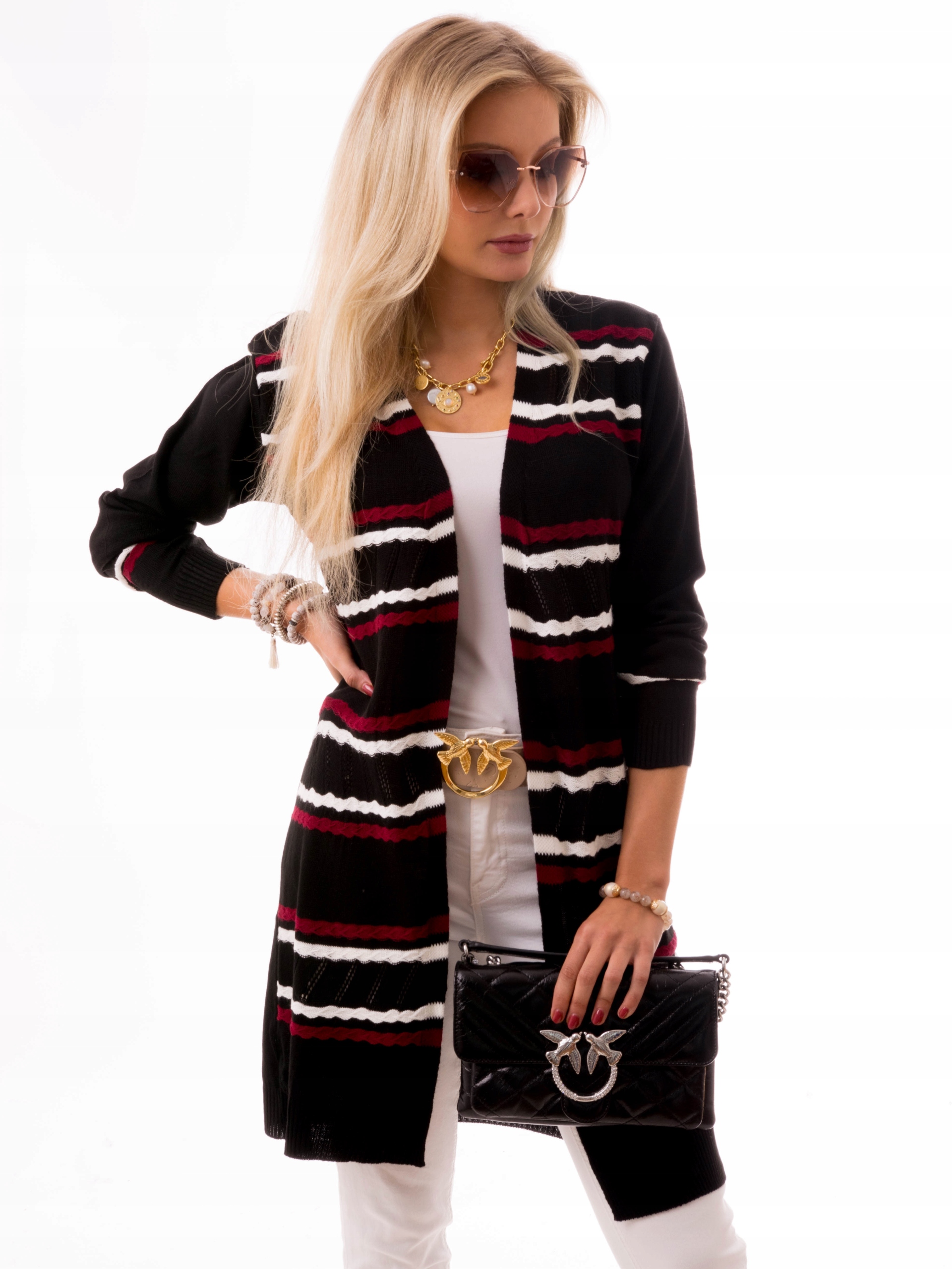 LEKKI SWETER KARDIGAN NARZUTKA DUŻO KOLORÓW 3577 Marka Mabaje