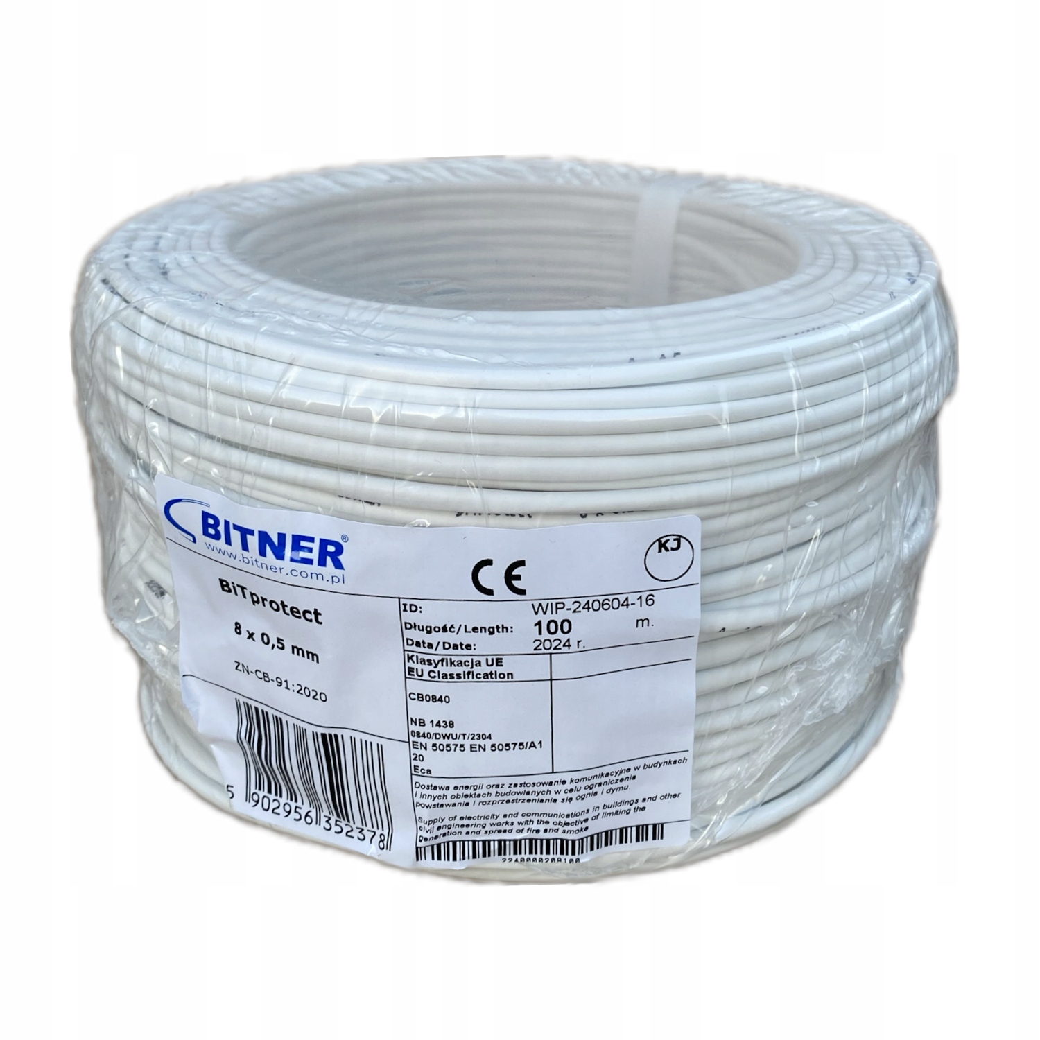 Kabel alarmowy Ytdy Bitner 8x0.5 100m (BiTprotect)