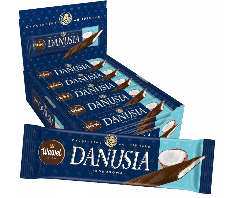 Levně Wawel Danusia MiniČokoláda s kokosovou náplní 35 ks x 38 g