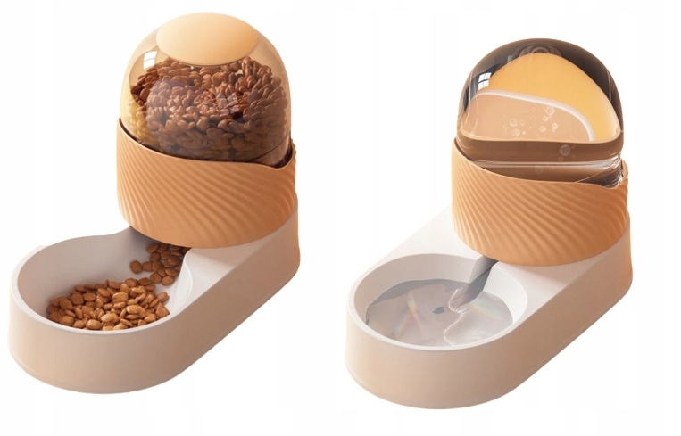 Levně Dávkovače Krmiva A Vody Pro Psa Kočku 2 L