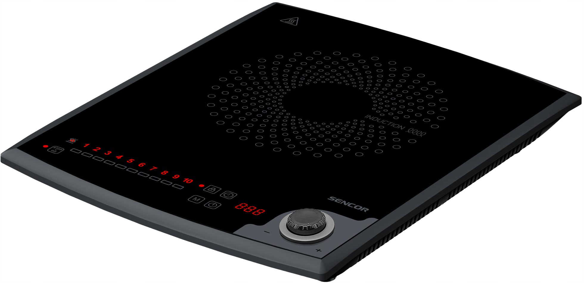 Kuchenka indukcyjna jednopalnikowa Sencor SCP3414GY 2000W 60–240°C timer