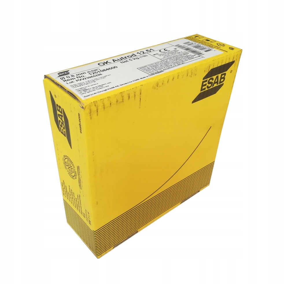 

Drut spawalniczy SG2 Esab Autrod Ok 12.51 0,8 5kg