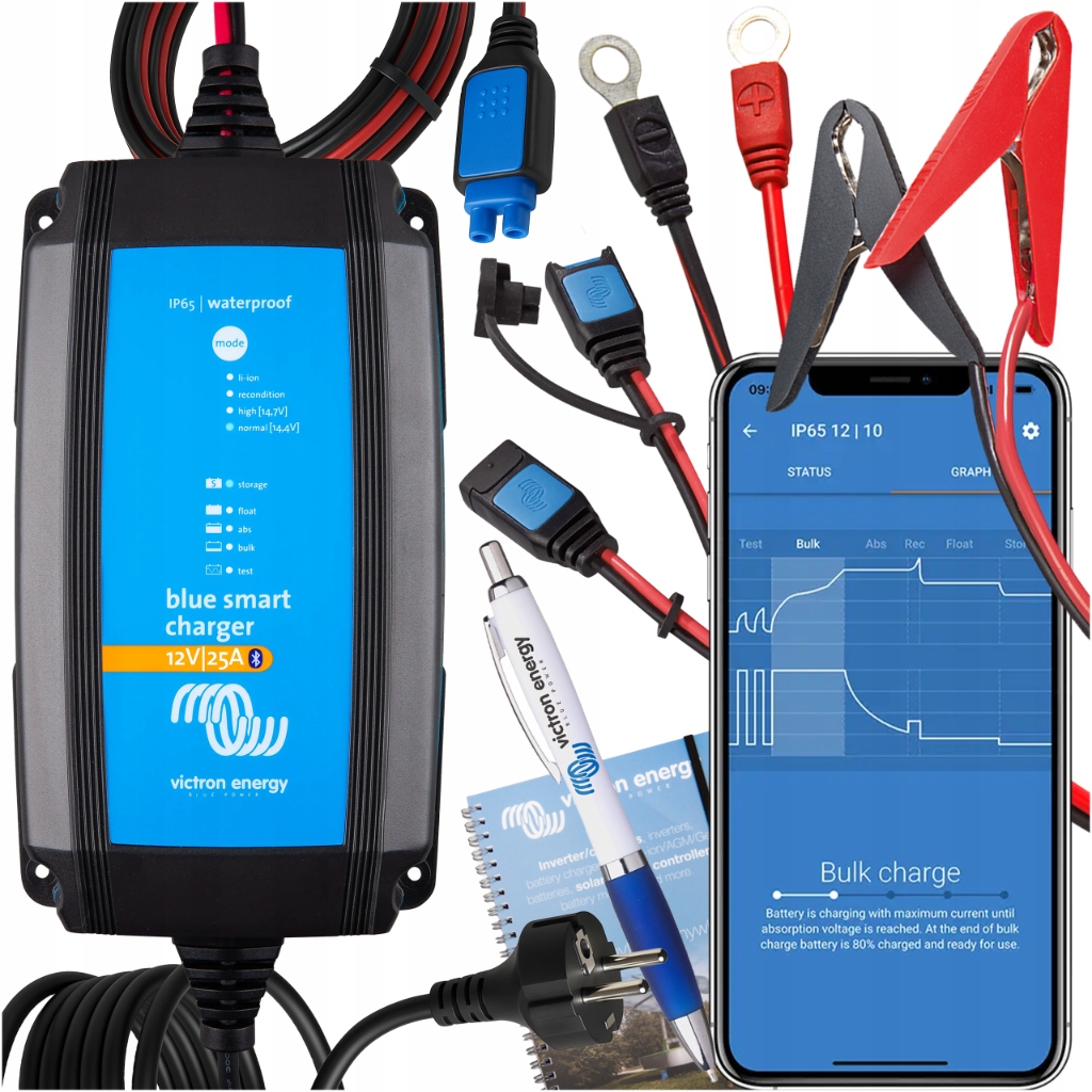 Ładowarka prostownik Victron Energy Blue Smart IP65 12V 25A Bluetooh 12/25