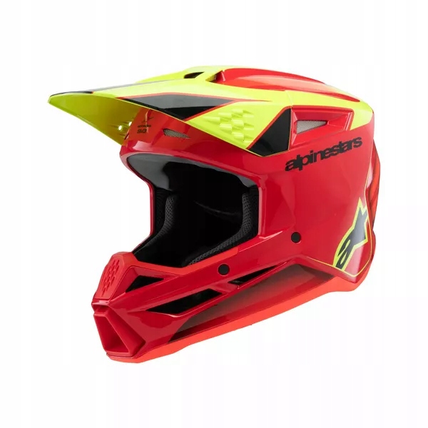 Juniorská prilba Alpinestars SM3 Fray red/yellow L