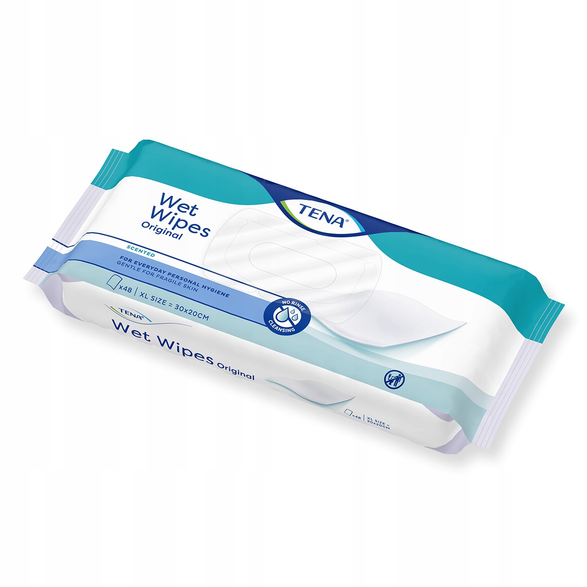 

Tena Wet Wipes Duże chusteczki nawilżane 48szt