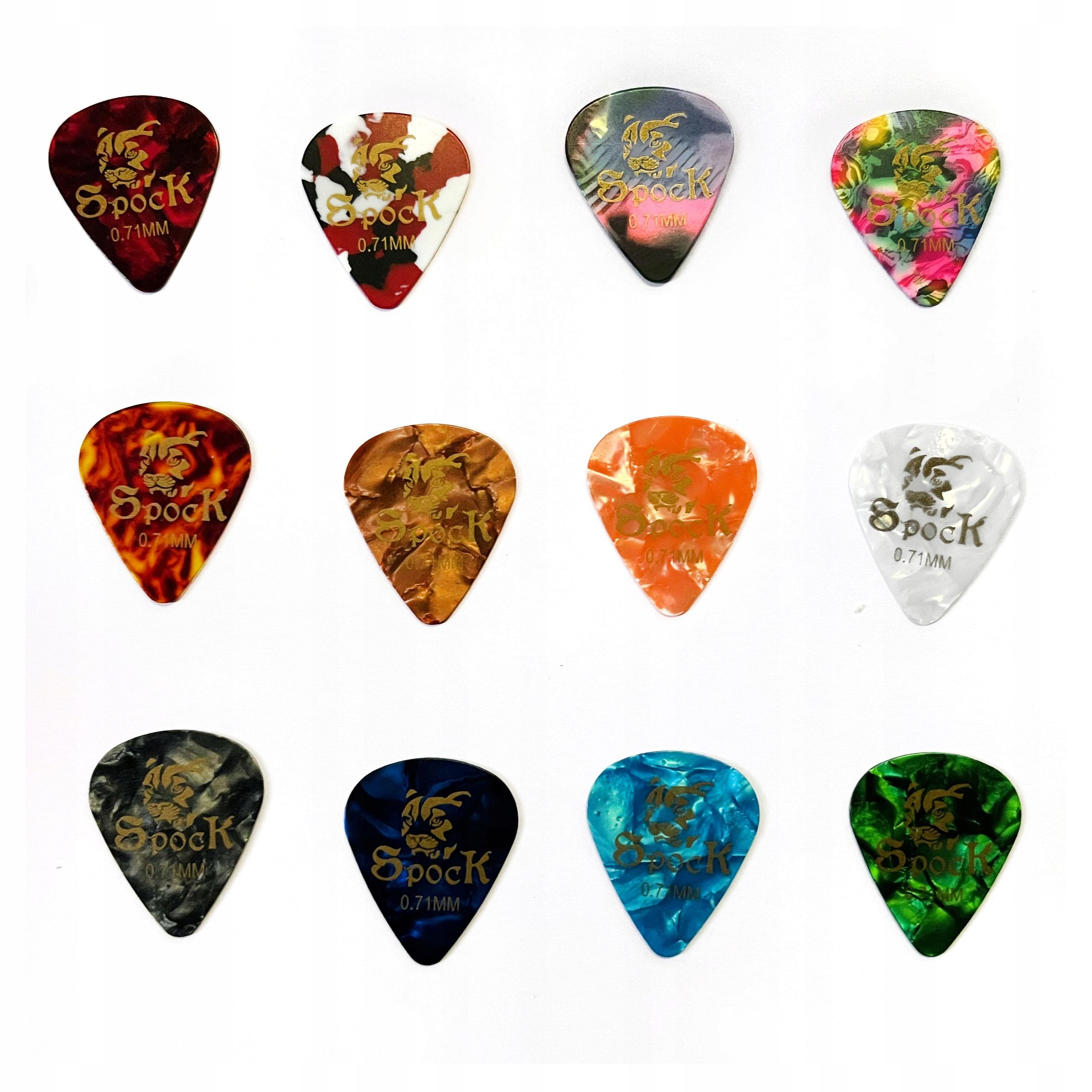 KOSTKA GITAROWA PIÓRKO DO GITARY 0.71mm KOSTKI GITAROWE 5 SZTUKI MIX Kod producenta SGA-07C