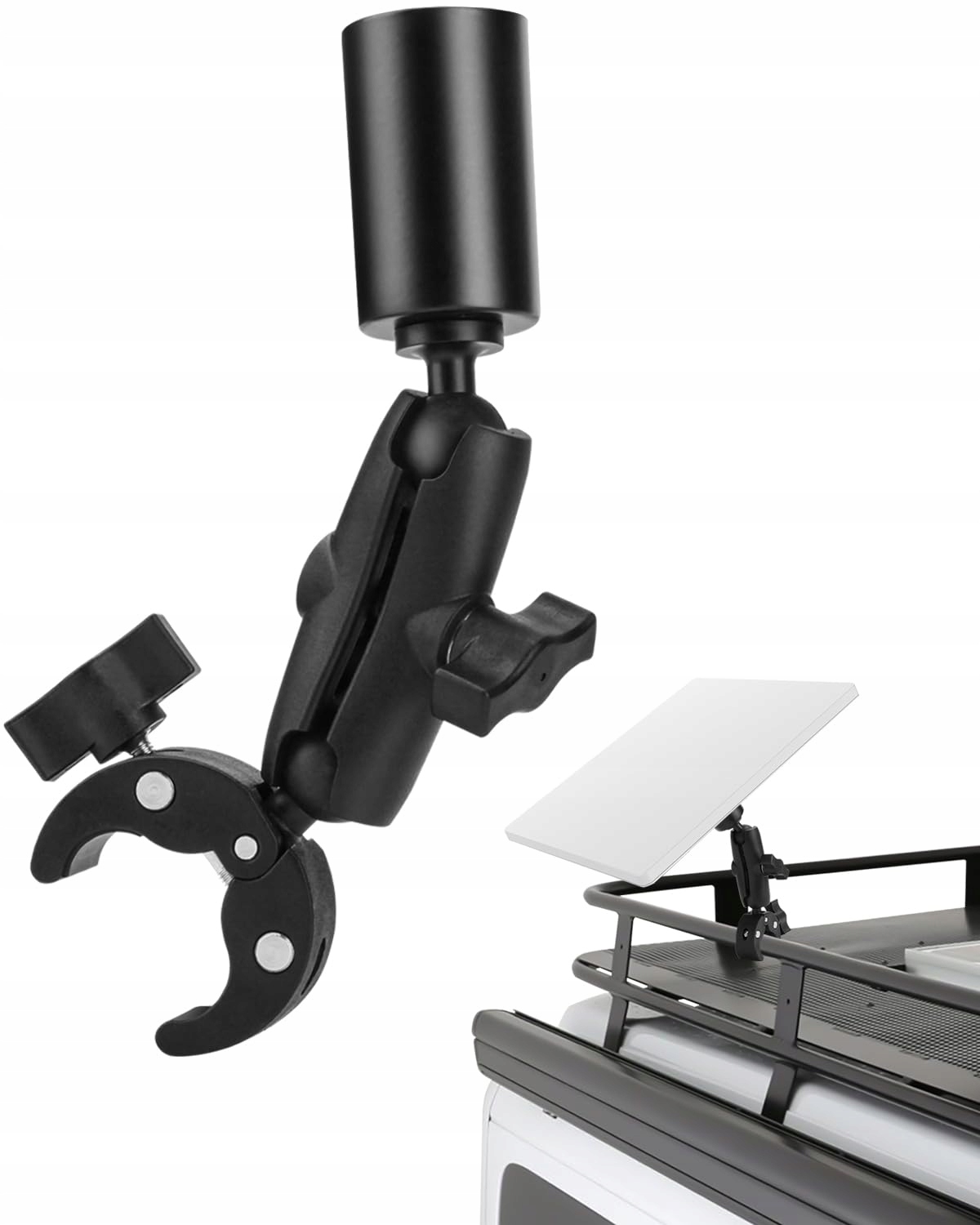 Regulovatelný držák Starlink Mini pro žebřík Rv, přizpůsobený trubkovému adaptéru