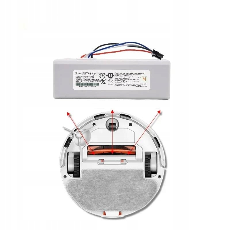 Bateria Aku do Xiaomi Mi Robot Vacuum Mop 1C Mijia 1C STYTJ01ZHM 2600mAh Producent Inna