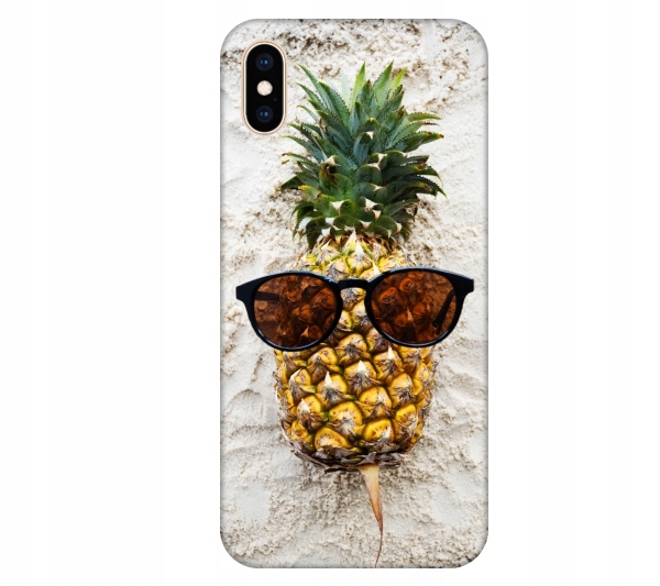 

Etui na telefon iPhone X / Xs Ananas w okularach l