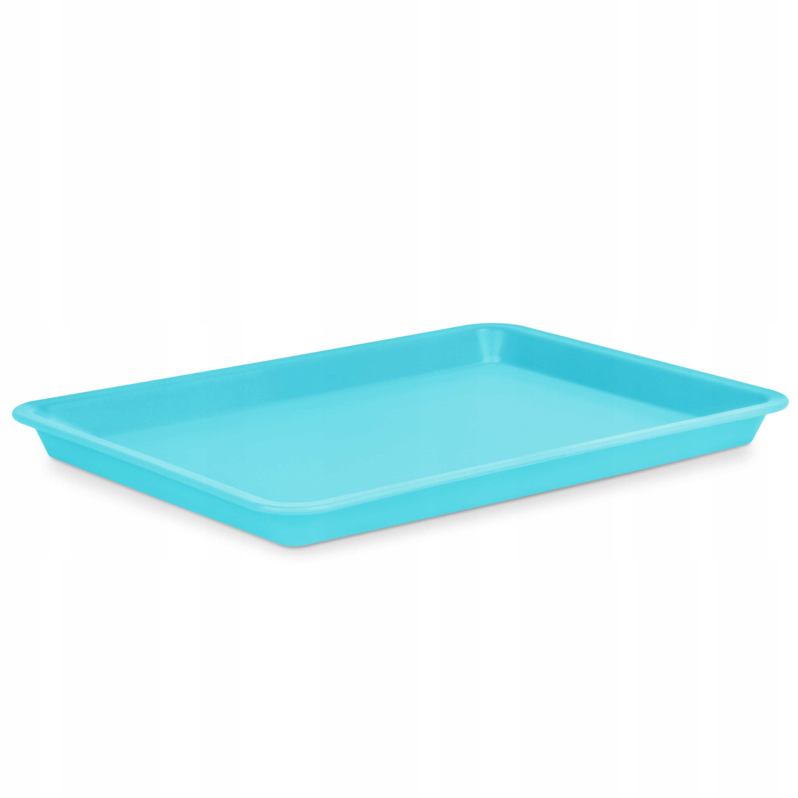 TACA KUCHENNA UNIWERSALNA TACKA 25x18CM NIEBIESKA PODSTAWKA NA ŻYWNOŚĆ