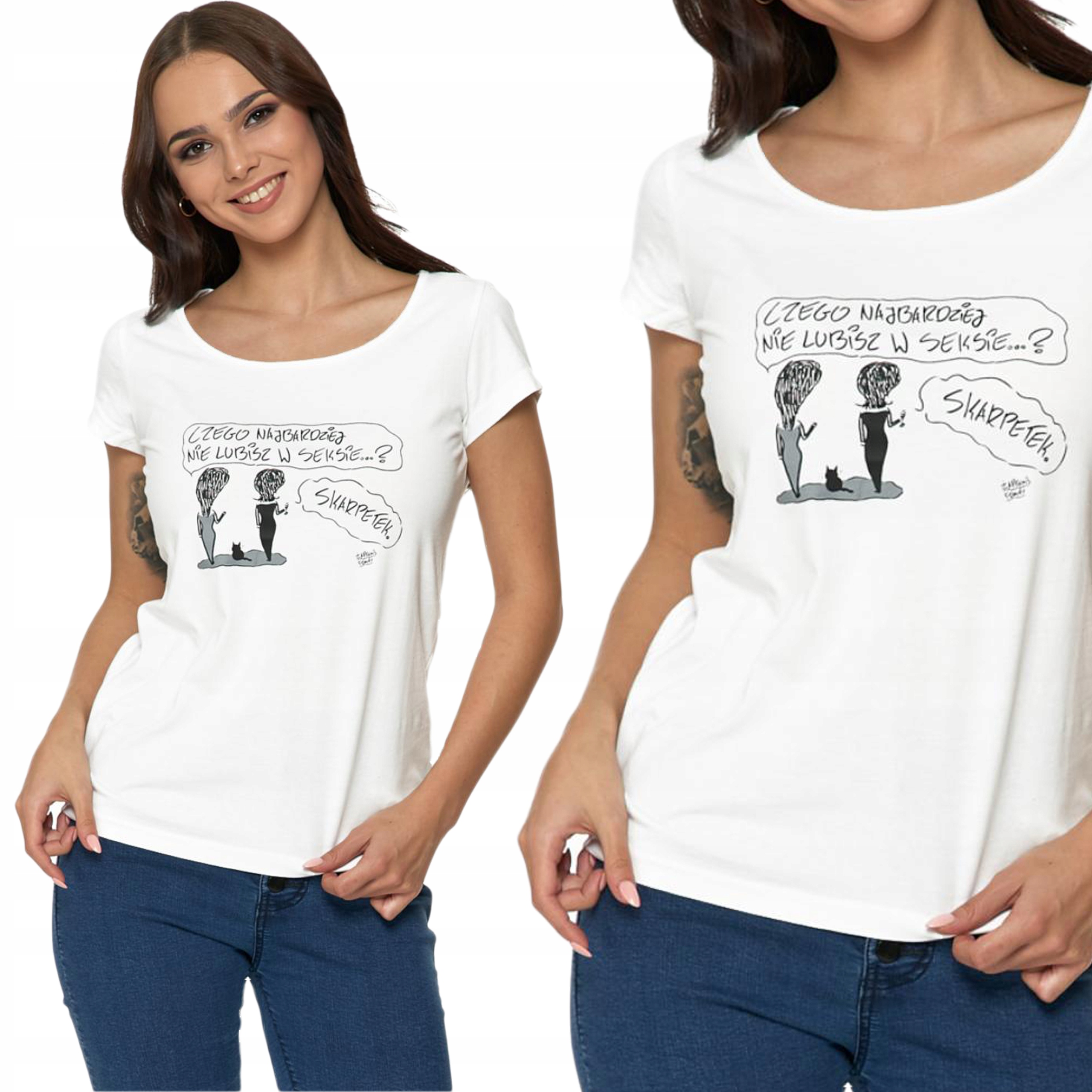 

Moraj Koszulka T-shirt Damski biały 1400-001 S