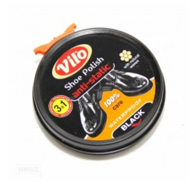 

Vilo Czarna pasta do butów w puszce, 50 ml
