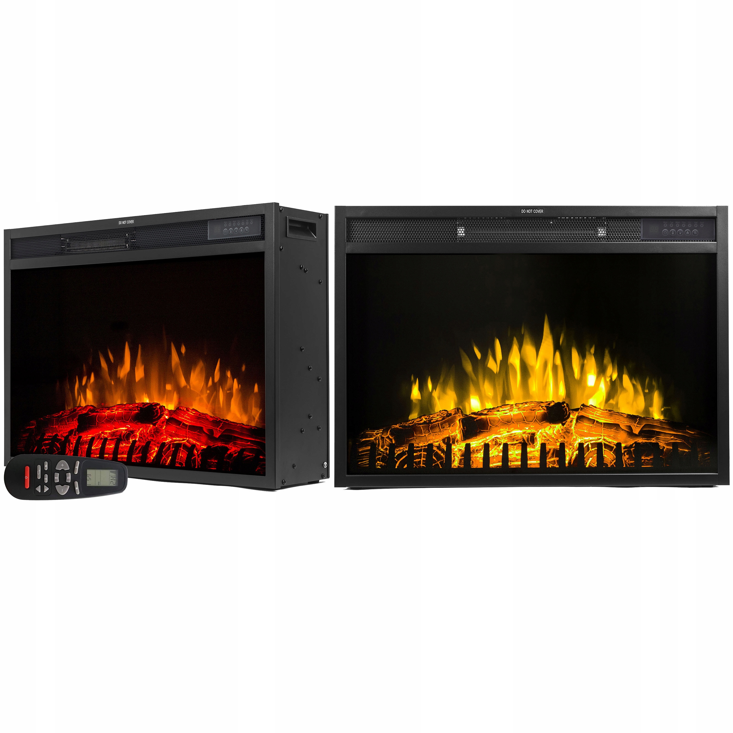Kominek Elektryczny do zabudowy Wkład Led 70 Aflamo Grzanie 1800 W Stojący