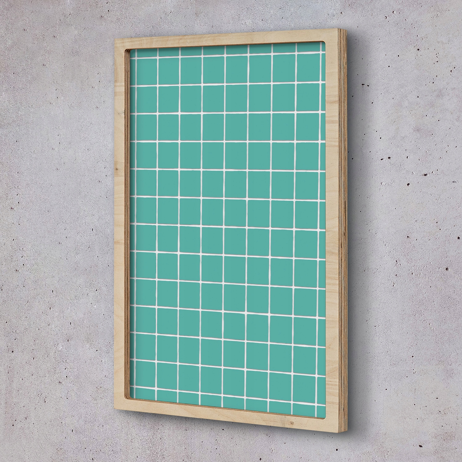 Obraz v rámu na zeď Mozaika kostka vzor 30x50