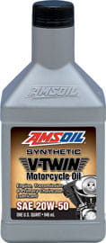 Olej silnikowy Amsoil Synthetic Vtwin Motorcycle Oil 20W50