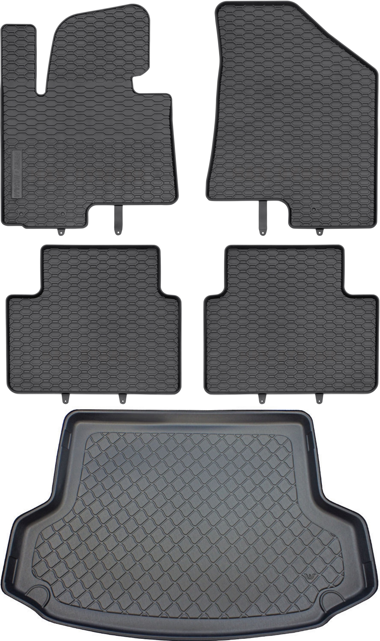 Hyundai ix35 Suv od roku 2010-06.2015 Sada Koberce batožinový priestor