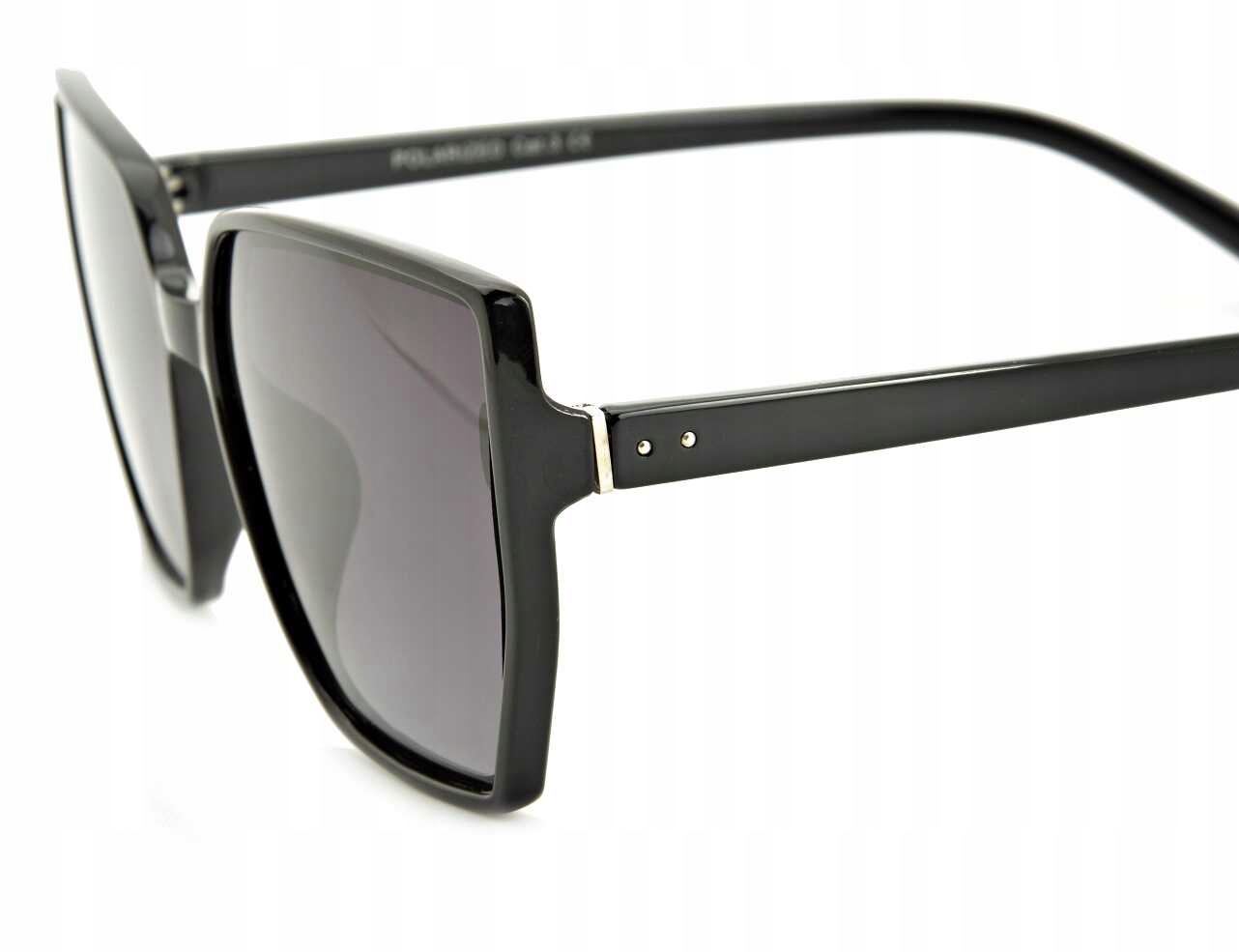 DAMSKIE Okulary POLARYZACYJNE Kocie Oczy czarne Płeć mężczyzna