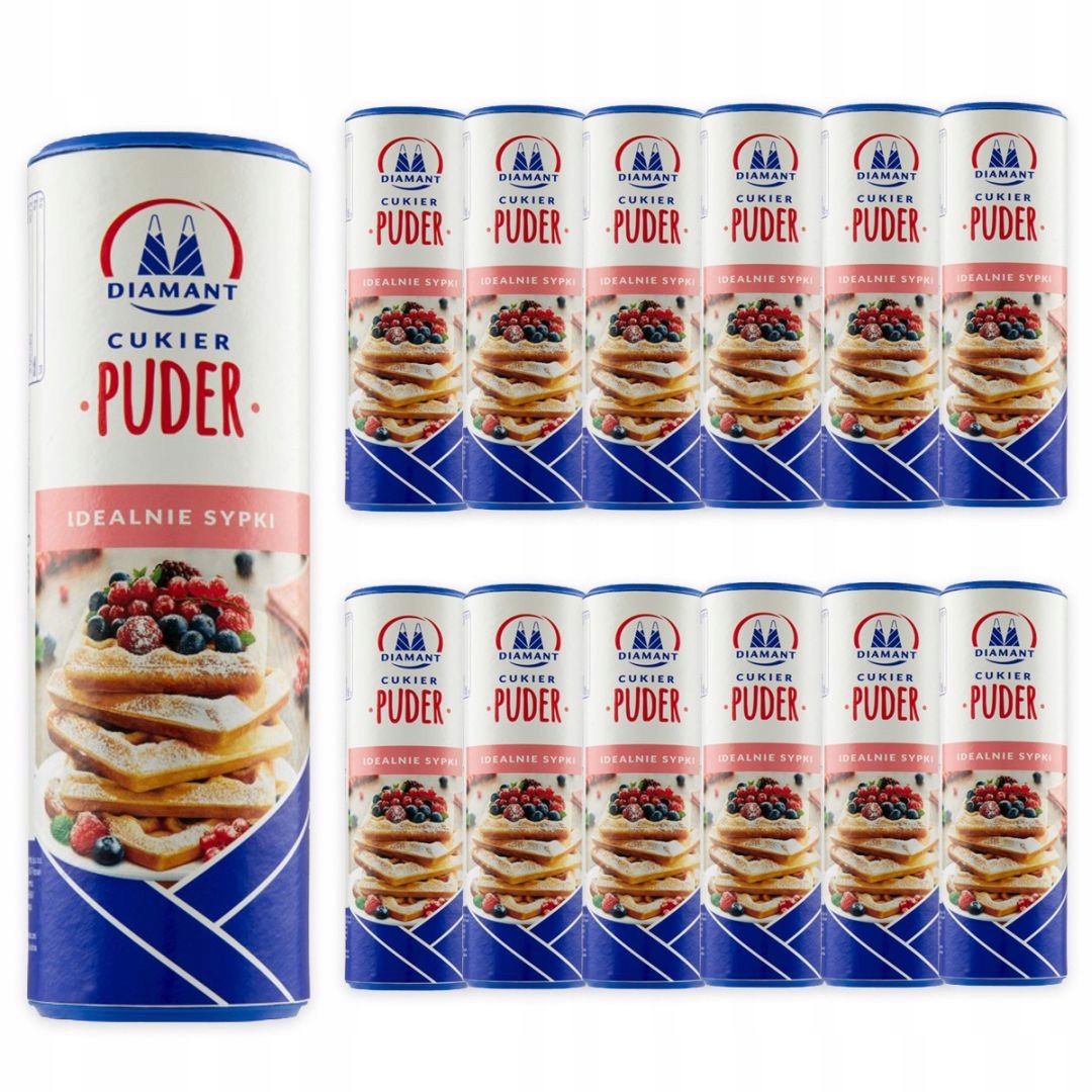 Levně Diamant Cukr pudr 250 g x 12 kusů