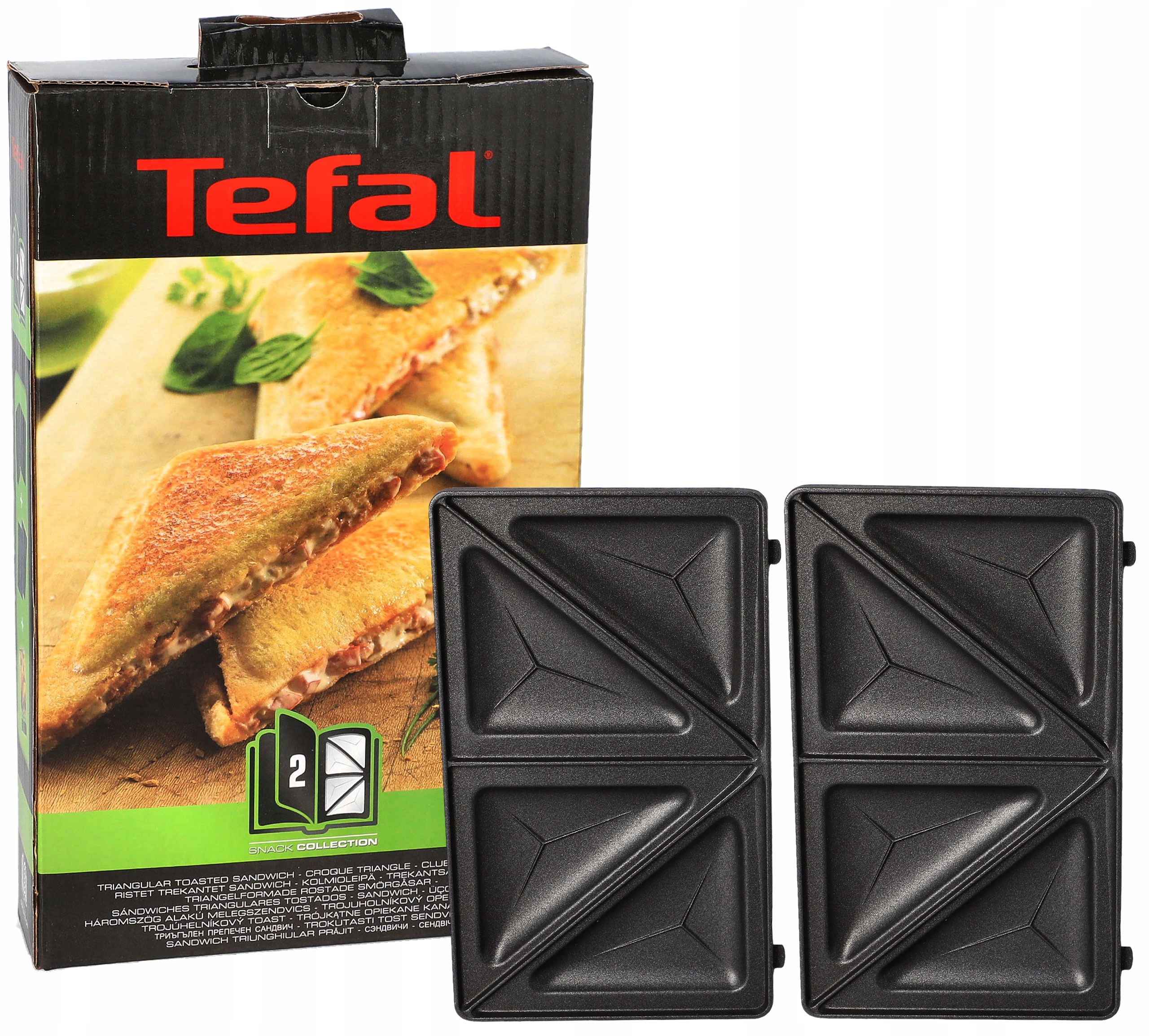 Фото - Інша кухонна техніка Tefal płyty Snack Collection opiekacz Kanapki Tosty Trójkątne do tostów 