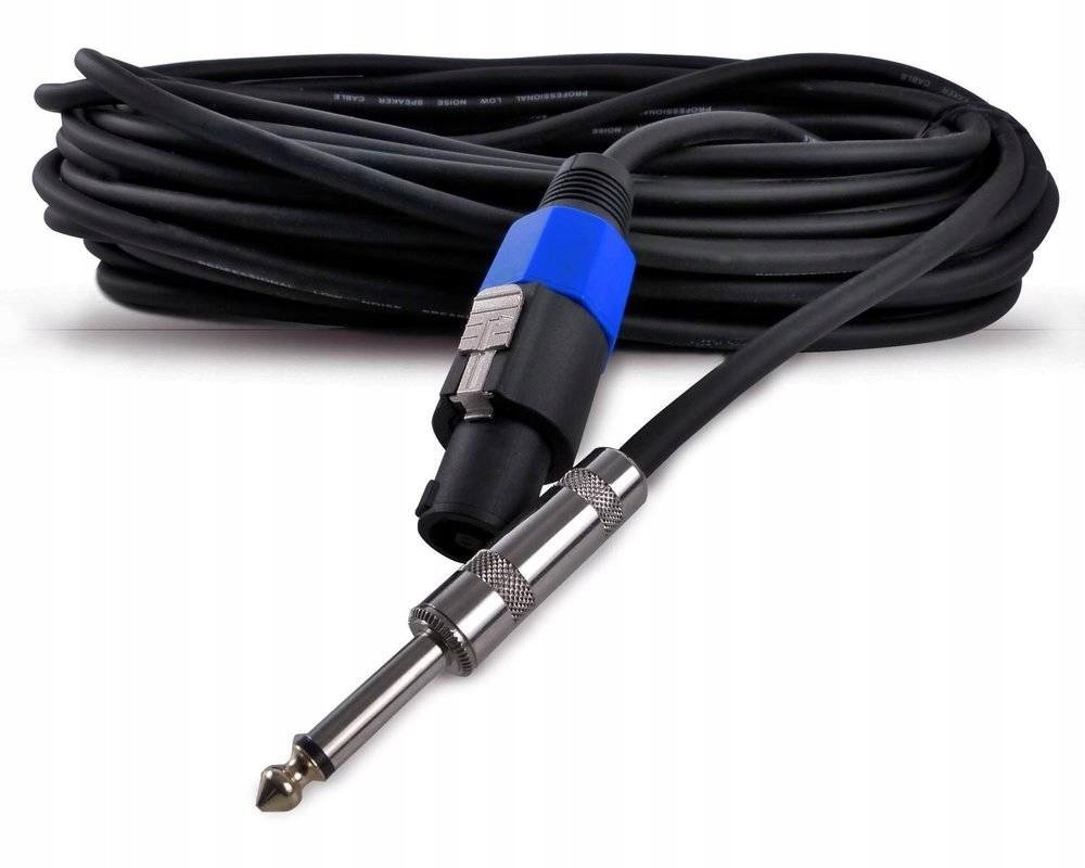 

Kabel Głośnikowy Speakon- Jack 6,3MM 2x1,5MM2 15M