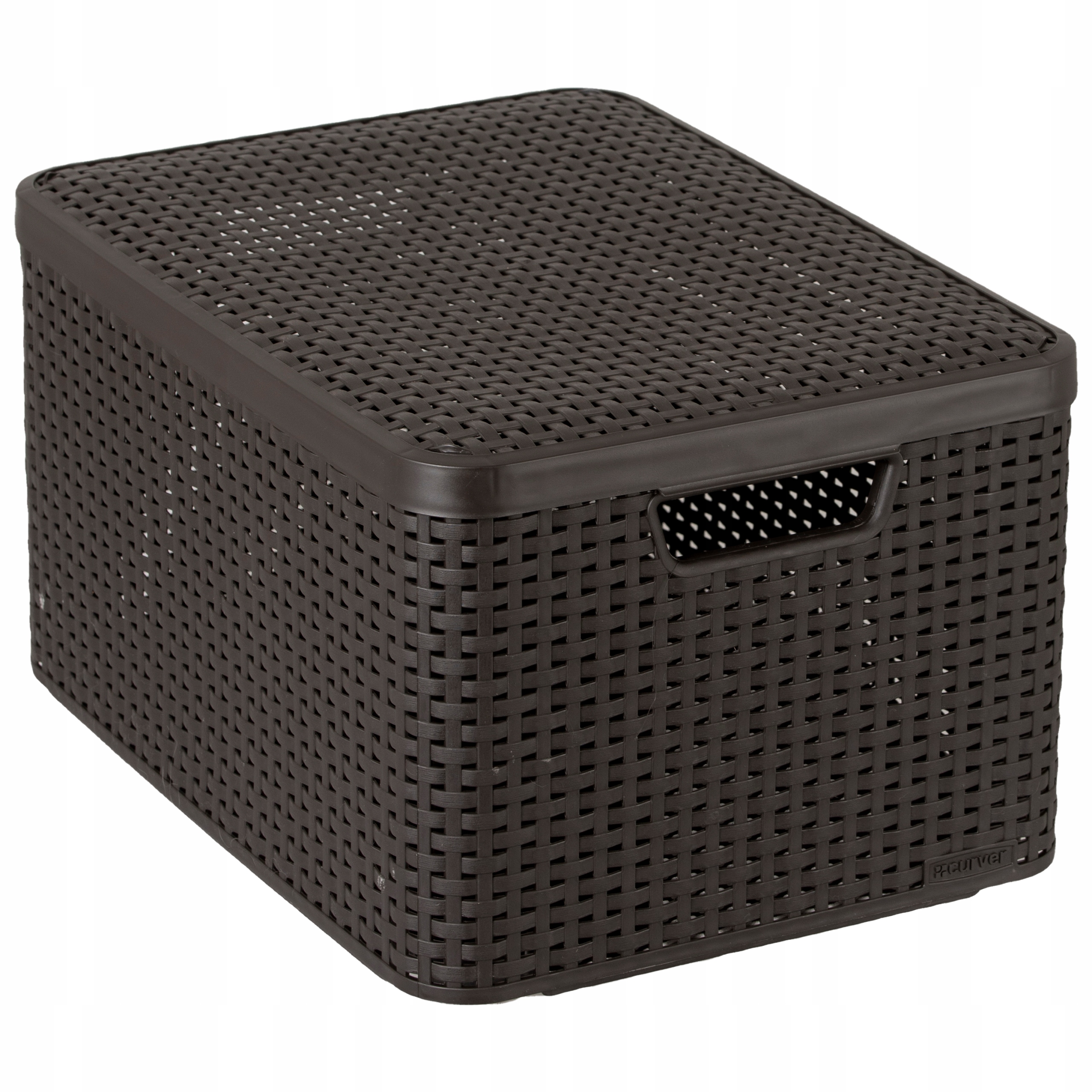 

Pudełko Koszyk Rattan Pojemnik Pokrywa Curver 30L