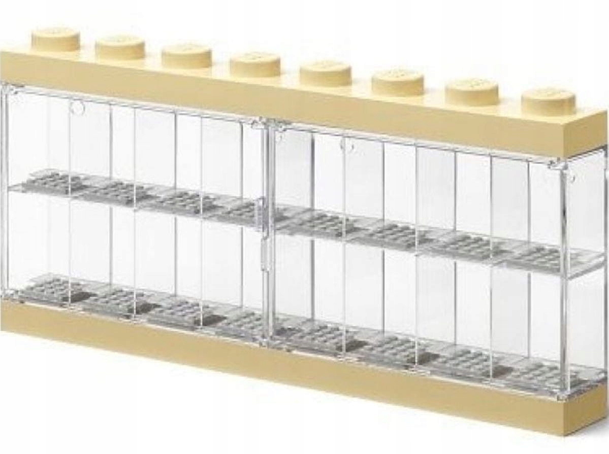 Lego Harry Potter Vitrína pro minifigurky Vitrína pro 16 minifigurek Béžová