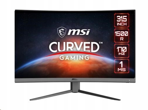 Msi LCD G32CQ4 E2, 31.5", 2560x1440, Va, 170Hz, 1ms, Vesa 100x100, Black…