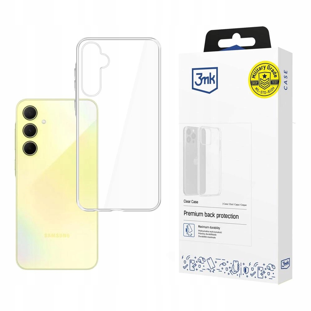 3MK Etui Clear Case do Samsung A35 5G A356 Przezroczyste