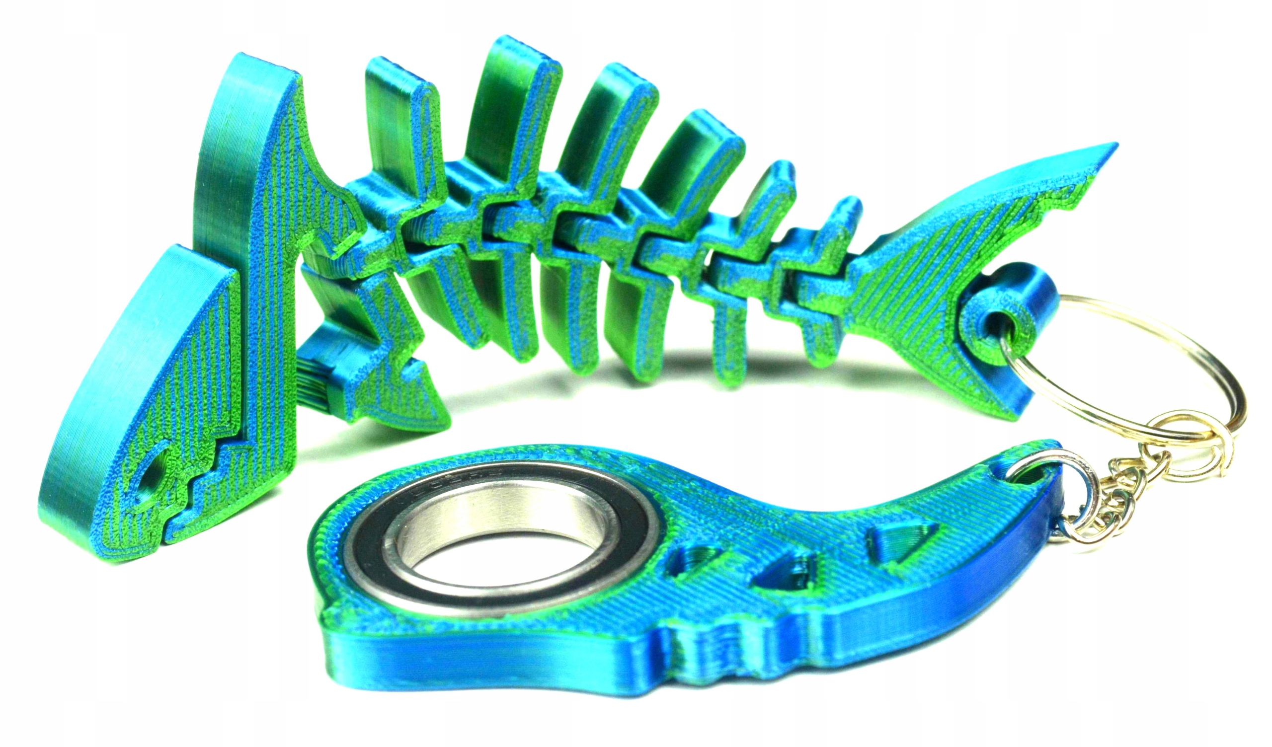 Keyspinner Keyrambit + Rekinek TikTok Key -KOLORY brelok Wiek dziecka 3 lata +