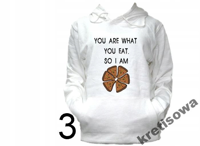 

Bluza Kaptur Dla Miłośników Pizzy Pizza Rozmiary