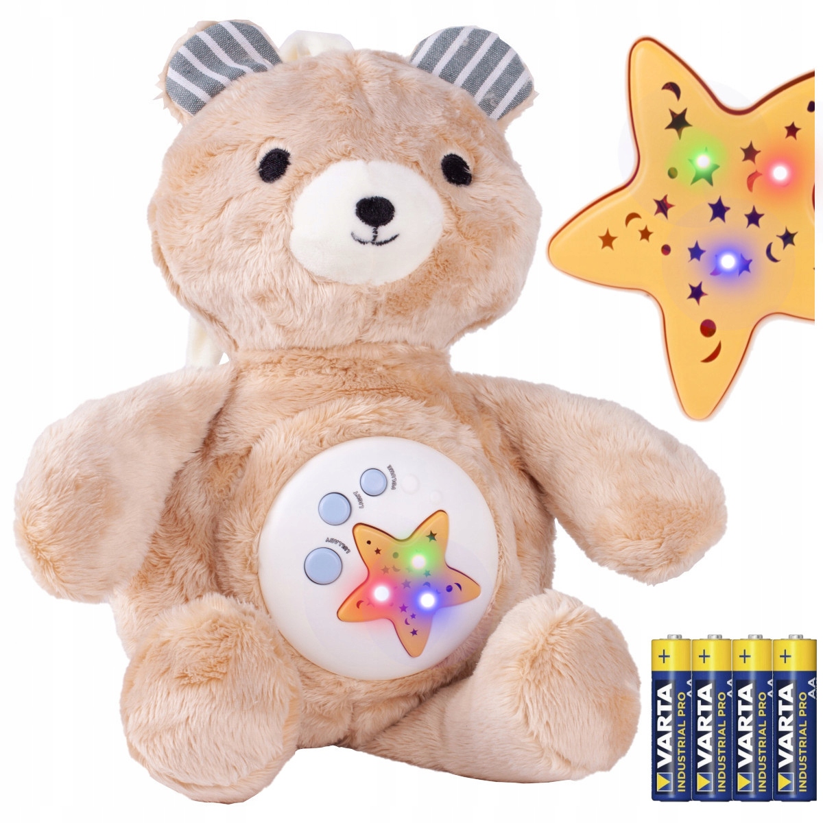 

Miś Usypiacz Projektor Gwiazd Led muzyka Kołysanka