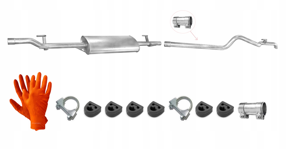 Mercedes Sprinter 2.9 Td Tlumič Trubka Lwb