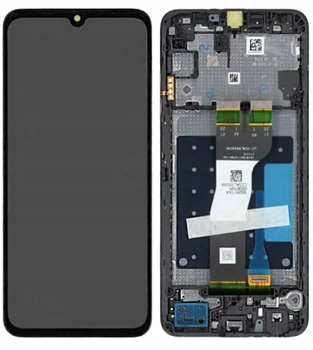 Org LCD displej Samsung Galaxy A05s SM-A057 Černý S Rámečkem