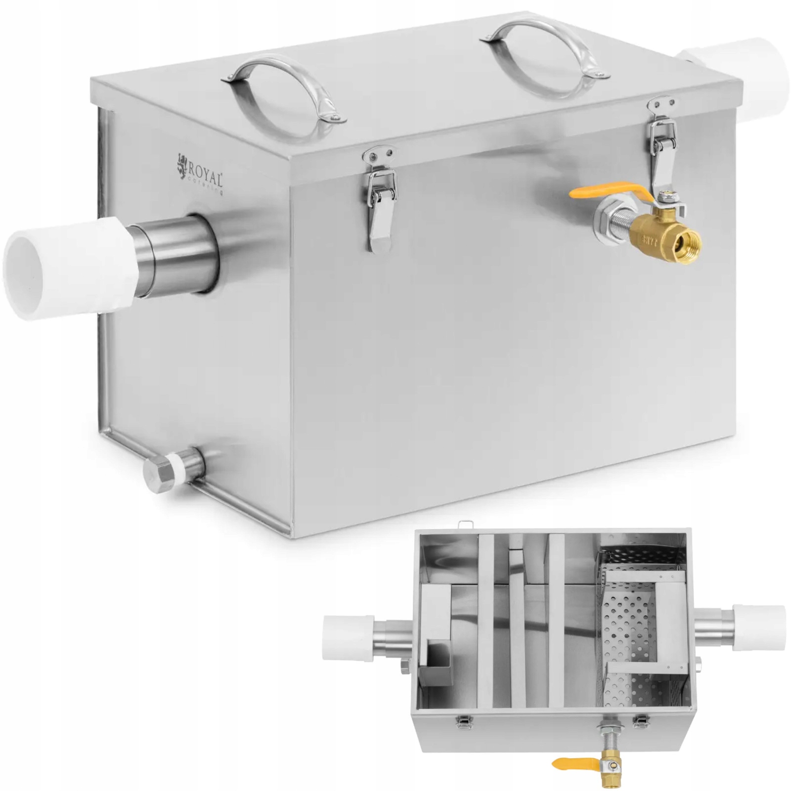 Oddeľovač tuku gastronomický pod drezom 21 l