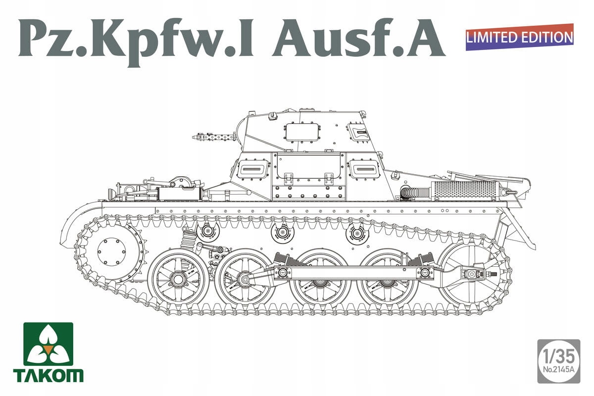 Pz.Kpfw.I Ausf.A (Limited Edition) 1:35 Takom 2145A