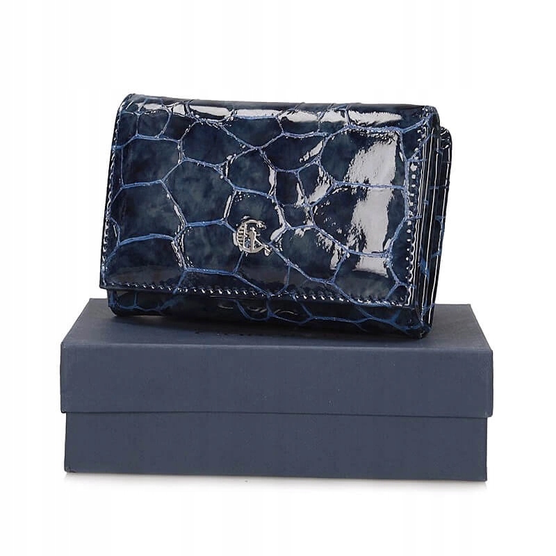 Elegantní kožená peněženka Canaletto 1224-C-s286/RFID tmavě modrá