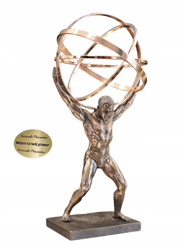 Figúrka Atlas Darček Pre Siliča Šéfa Na Stôl Darček Pre Zberateľa